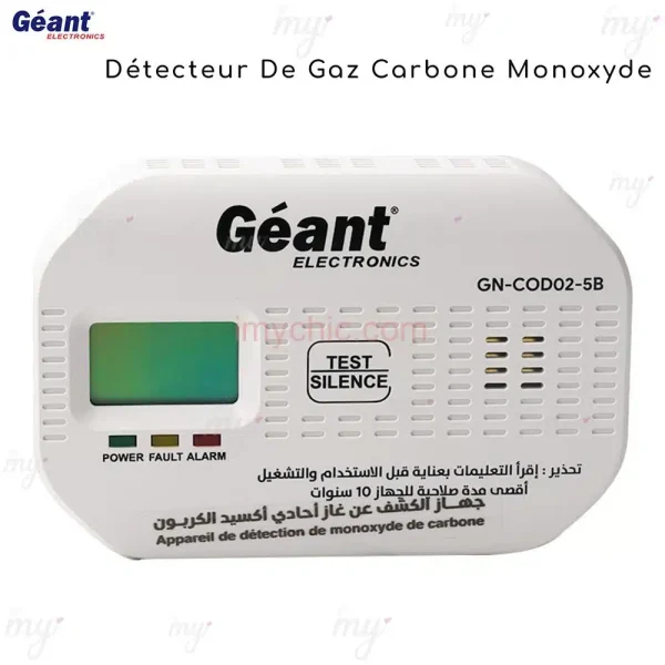 DEّTCTEUR DE MONOXYDE DE CARBONE GEANT